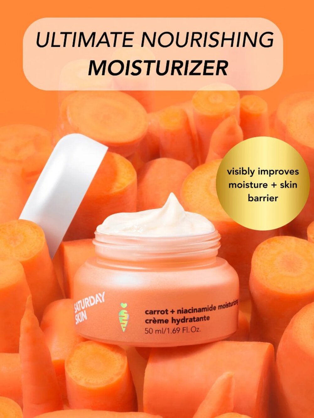 NEW Saturday Skin Carrot + Niacinamide Moisture Cream